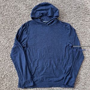 Outdoor Voices Sunday Hoodie M Blue Athletic Long Sleeve Performance Pullover